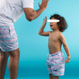 Men’s Swimming Shorts Flamingos-print