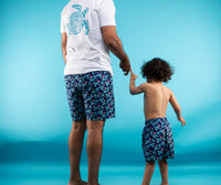 Kids’ Swimming Shorts Turtles-Print