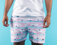 Men’s Swimming Shorts Flamingos-print