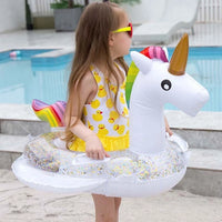 Children inflatable with sequin